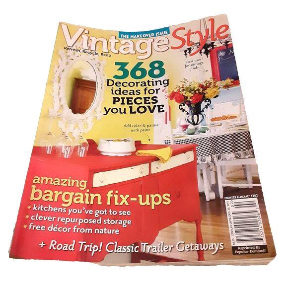 Vintage Style magazine #202 2016 the makeover issue 368 decorating ideas - Picture 1 of 1